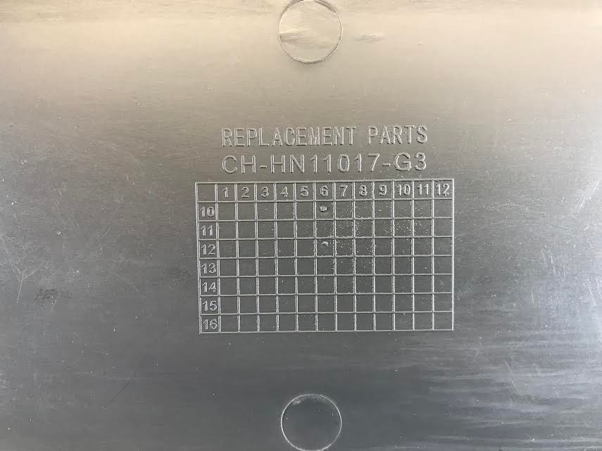 Hyundai I30 2008-2010 Front Bumper Lower Center Grille ( New ) OEM: 865612L010