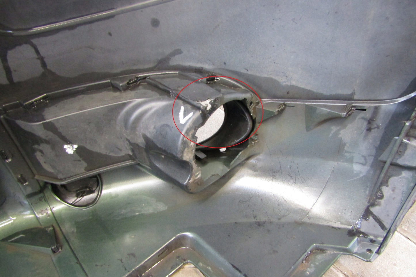 Front bumper Fiat Panda 4x4 Cross 2011-