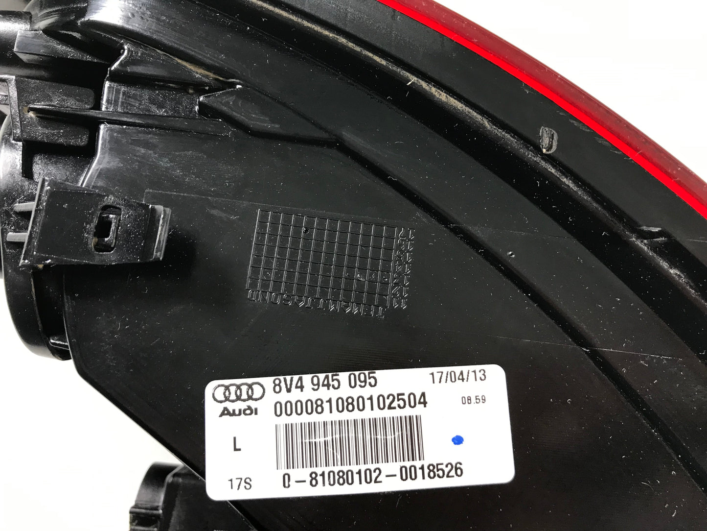 Audi A3 (8V) 2012-2016 Rear, Back lamp left side on quarter panel 8V4945095, 81080102, 0018526