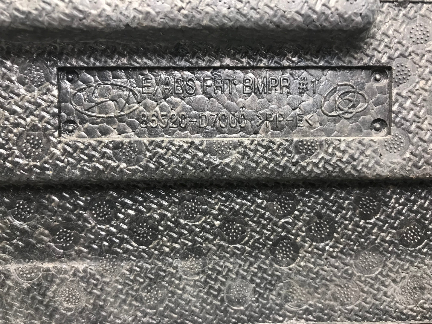 Hyundai Tucson 2015-2018 Front bumper, reinforcement bar foam impact absorber OEM: 86520D7000