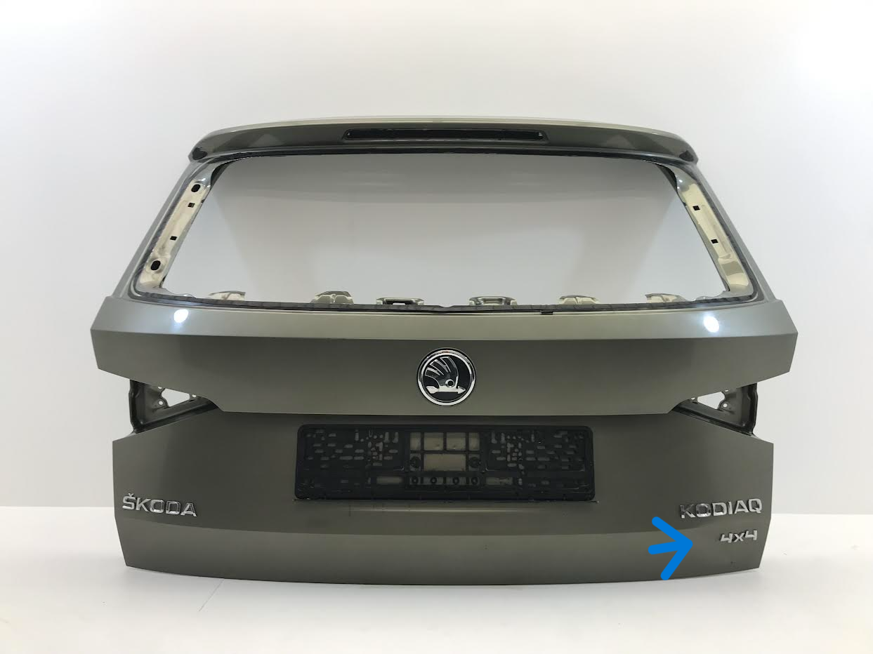 SKODA Kodiaq I 2017-2024 Bootlid Rear Boot 565827159 ( with defect )