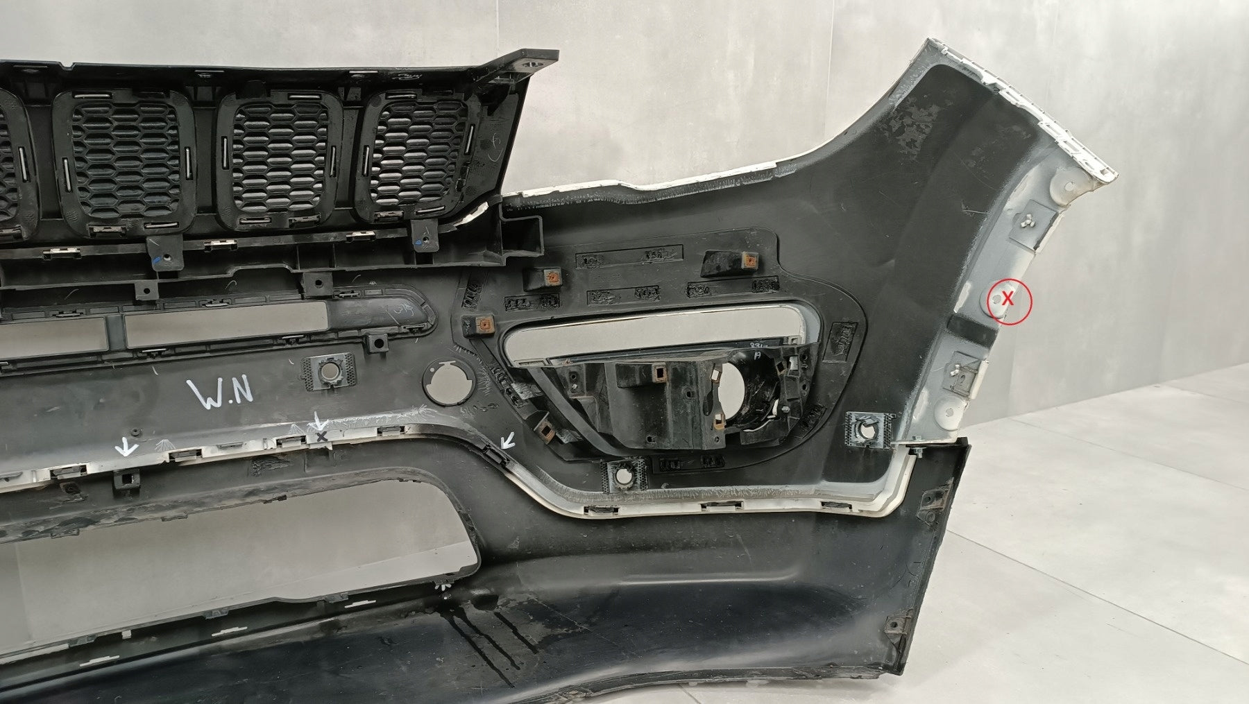 Front Bumper Jeep Compass 2 II 16-20