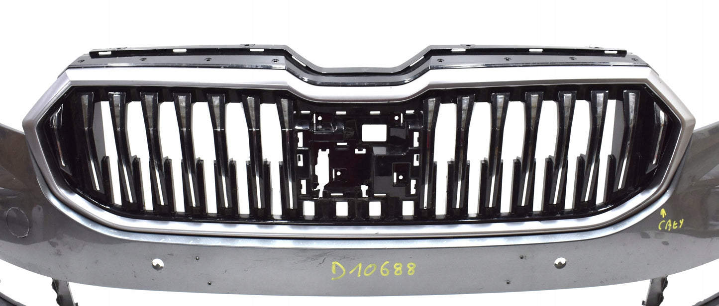 SKODA SUPERB IV 3P 3P3 FRONT BUMPER ORIGINAL + GRILL