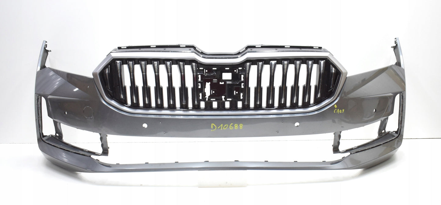 SKODA SUPERB IV 3P 3P3 FRONT BUMPER ORIGINAL + GRILL