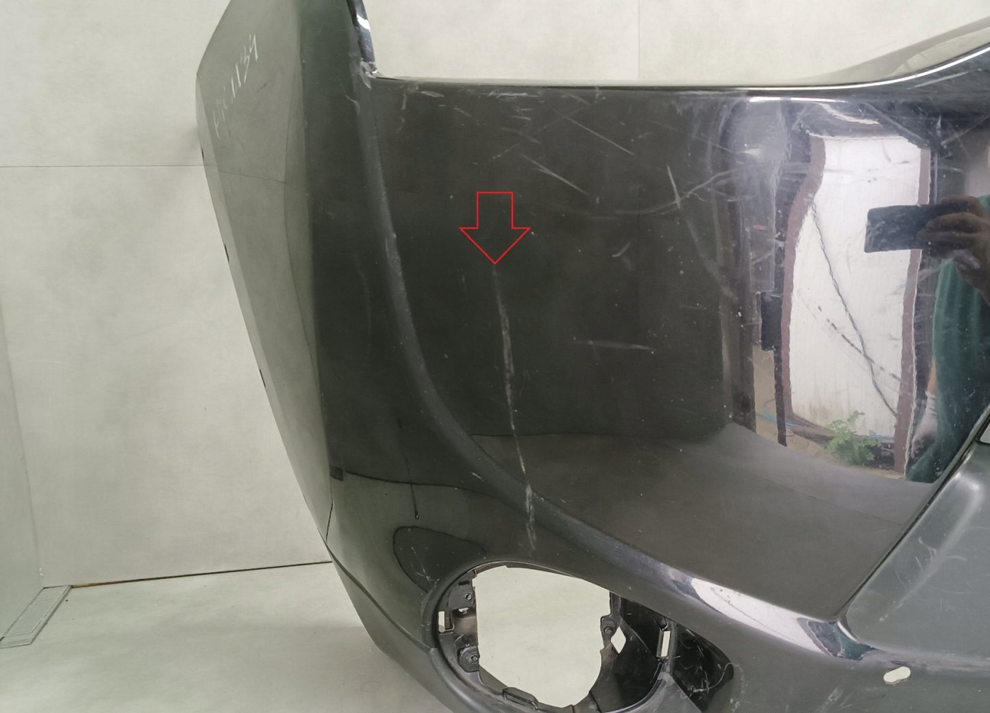 Front Bumper for Mitsubishi Outlander 3 III (2012-2015) / + 1x Halogen