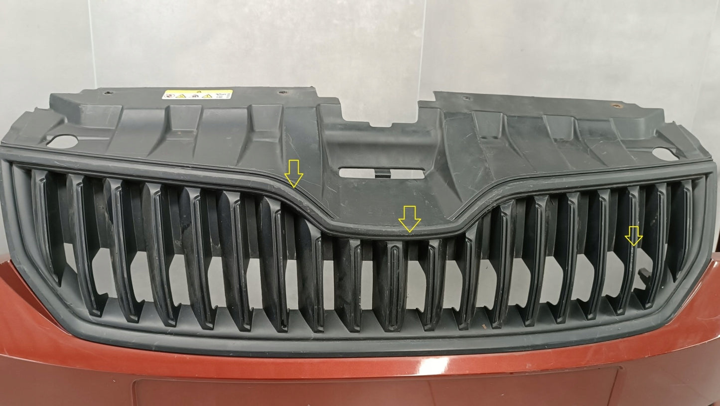 Front Bumper Skoda Fabia 3 III 6V0 14-18 / + Cover