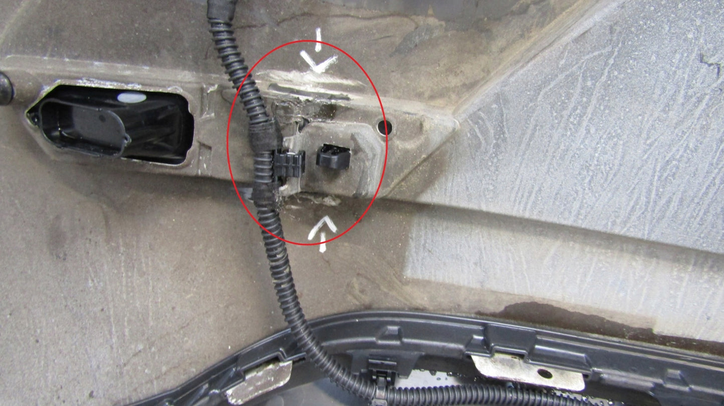 VW UP 1S6 Rear Bumper Facelift 2016- with 3 Parking Sensors