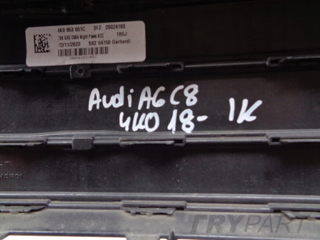 AUDI A6 C8 4K 4K0 18- BLACK GRILLE RADIATOR GRILL COVER