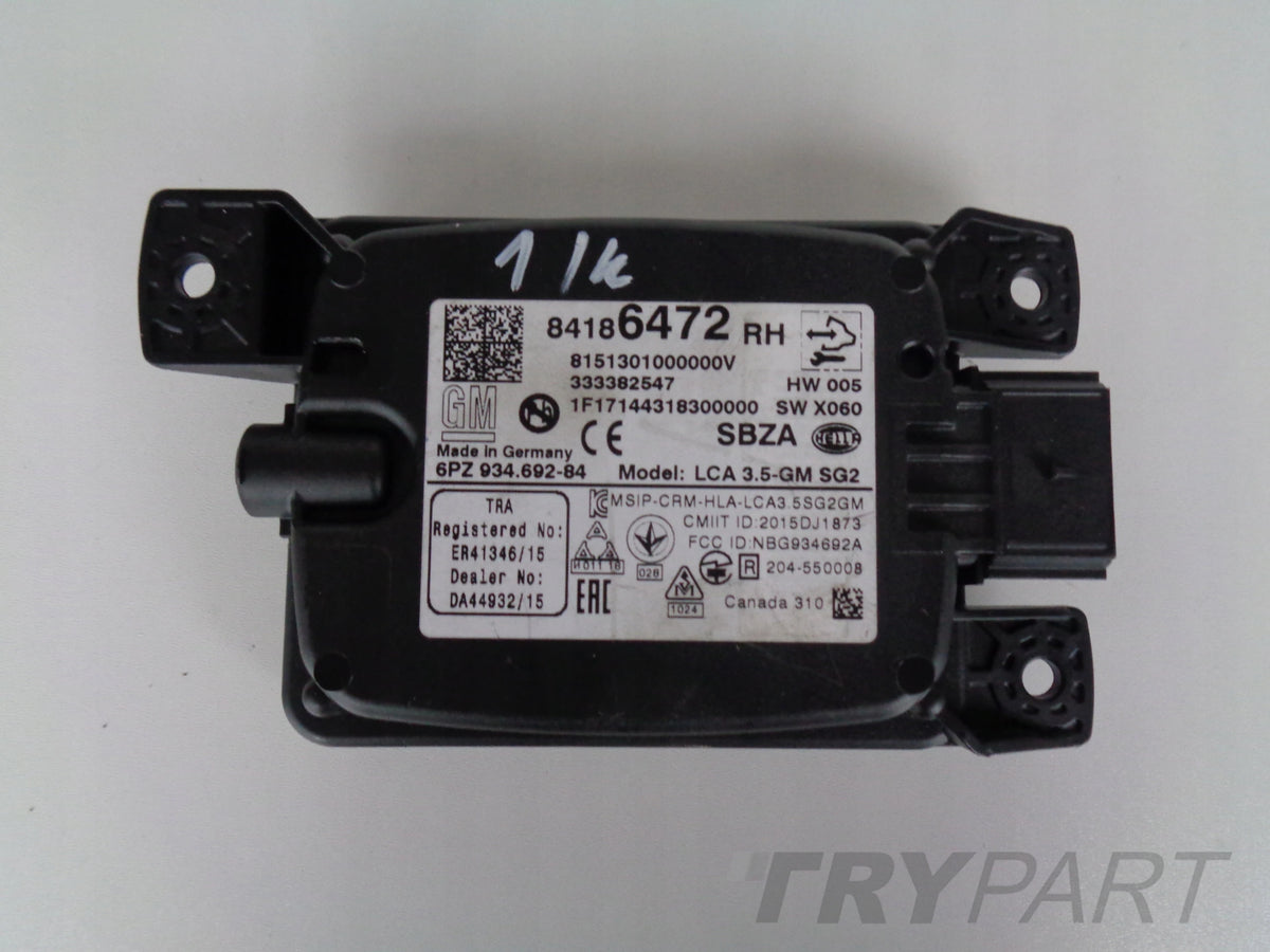BLIND SPOT SENSOR RIGHT REAR OPEL INSIGNIA B
