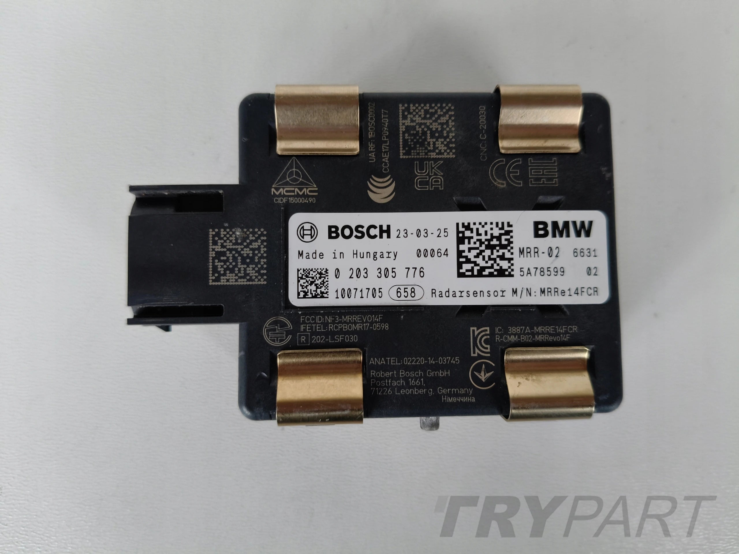 BMW RADAR DISTRONIC ACC SENSOR 5A78599