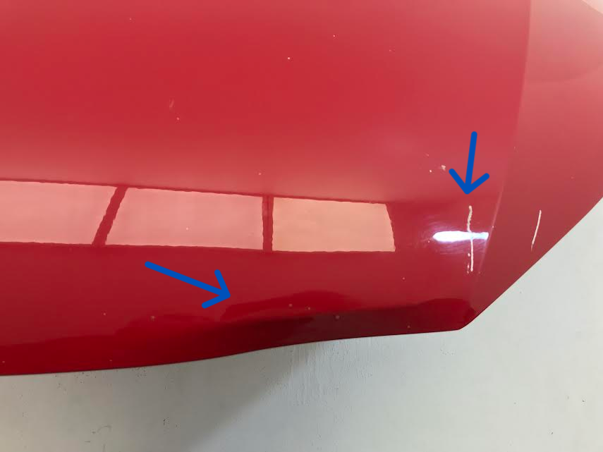 Volkswagen Touran, Caddy  2010 - 2015 Bonnet 1T0823155  ( with defect )