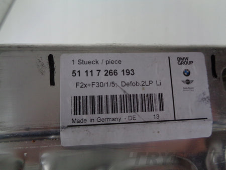CRUSH ZONE REINFORCEMENT LEFT BRACKET BUMPER BMW 3 F30 F31 4 F32 F33 F36