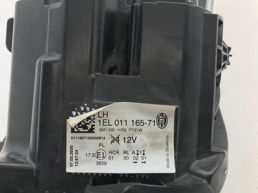 OPEL Insignia A 2013-2017 Front Left Headlight ( LHD Car ) OEM: 1EL01116571