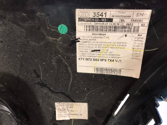 Audi Q3 8U0  2015- Front Bumper 8U0807437AD