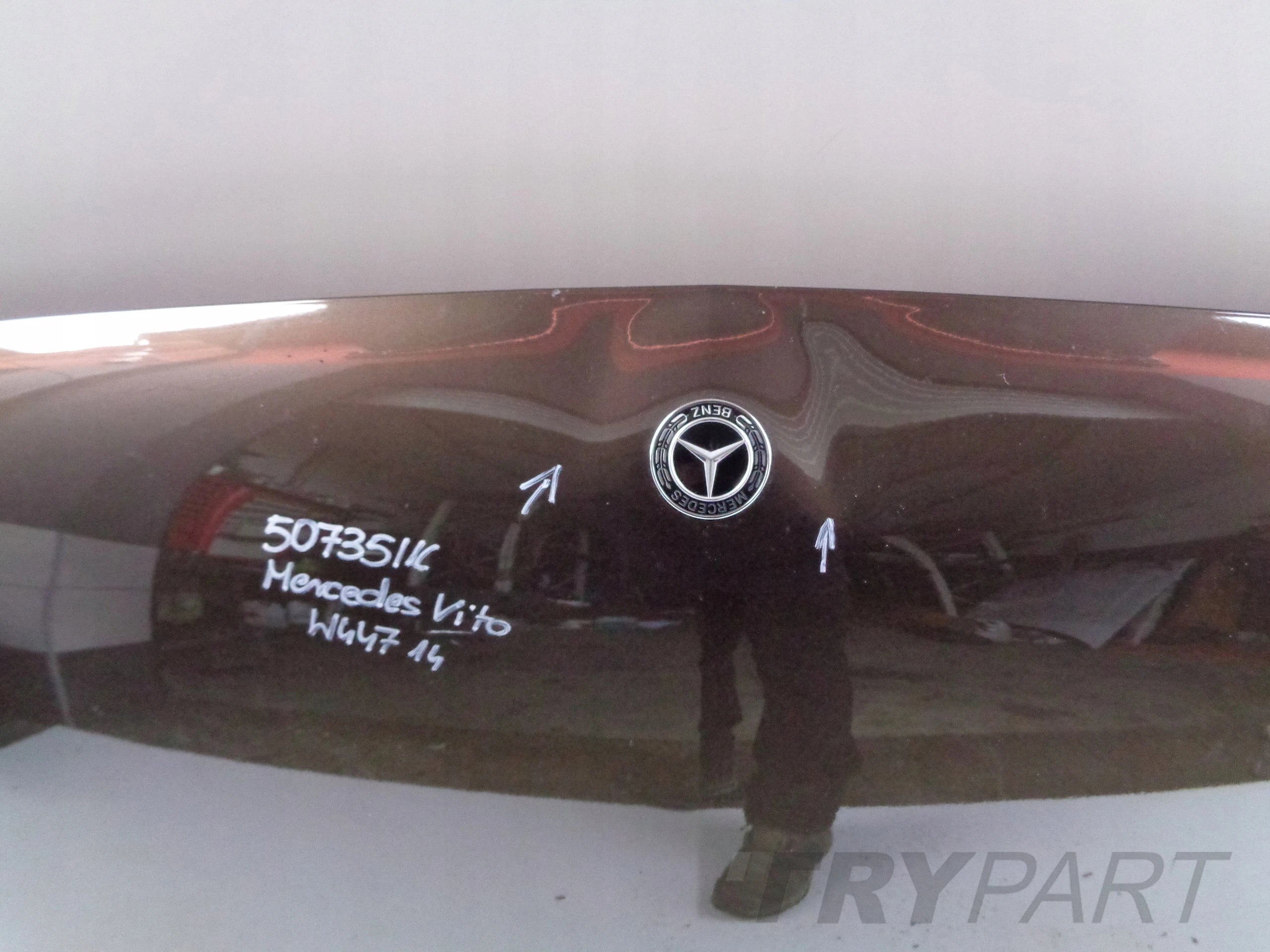 ENGINE HOOD COVER MERCEDES VITO V-CLASS W447 14- NR 50735