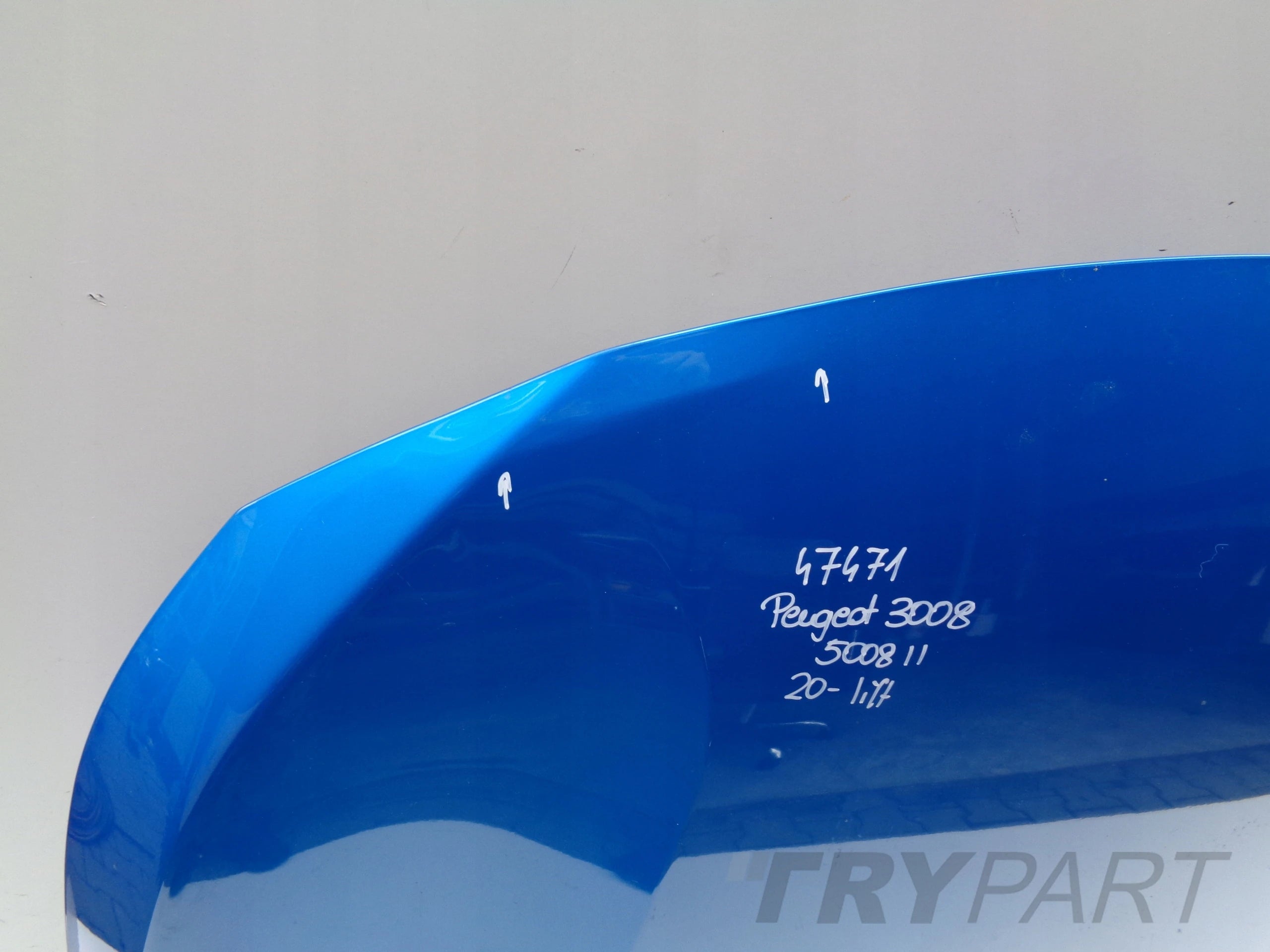 ENGINE HOOD PEUGEOT 3008 5008 II 20- FACELIFT NO. 47471