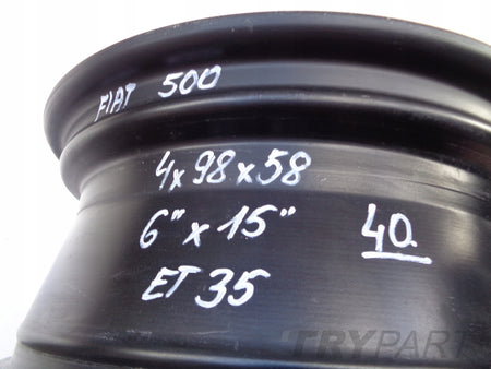 FIAT ALLOY WHEEL 6JX15 ET35 4X98