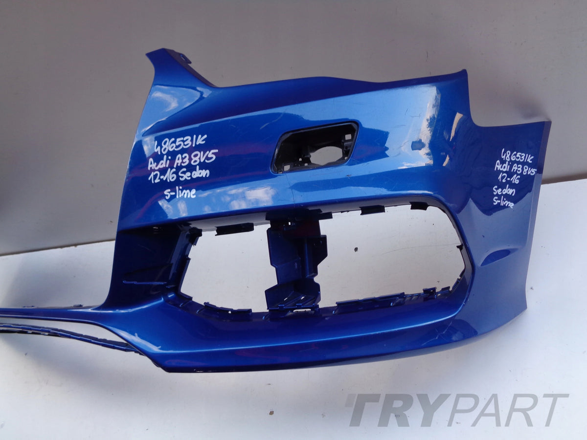 FRONT BUMPER AUDI A3 8V 8V5 12-16 SEDAN CABRIO S-LINE S3 NO. 48653