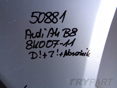 FRONT BUMPER AUDI A4 B8 8K 8K0 07-11 NO. 50881