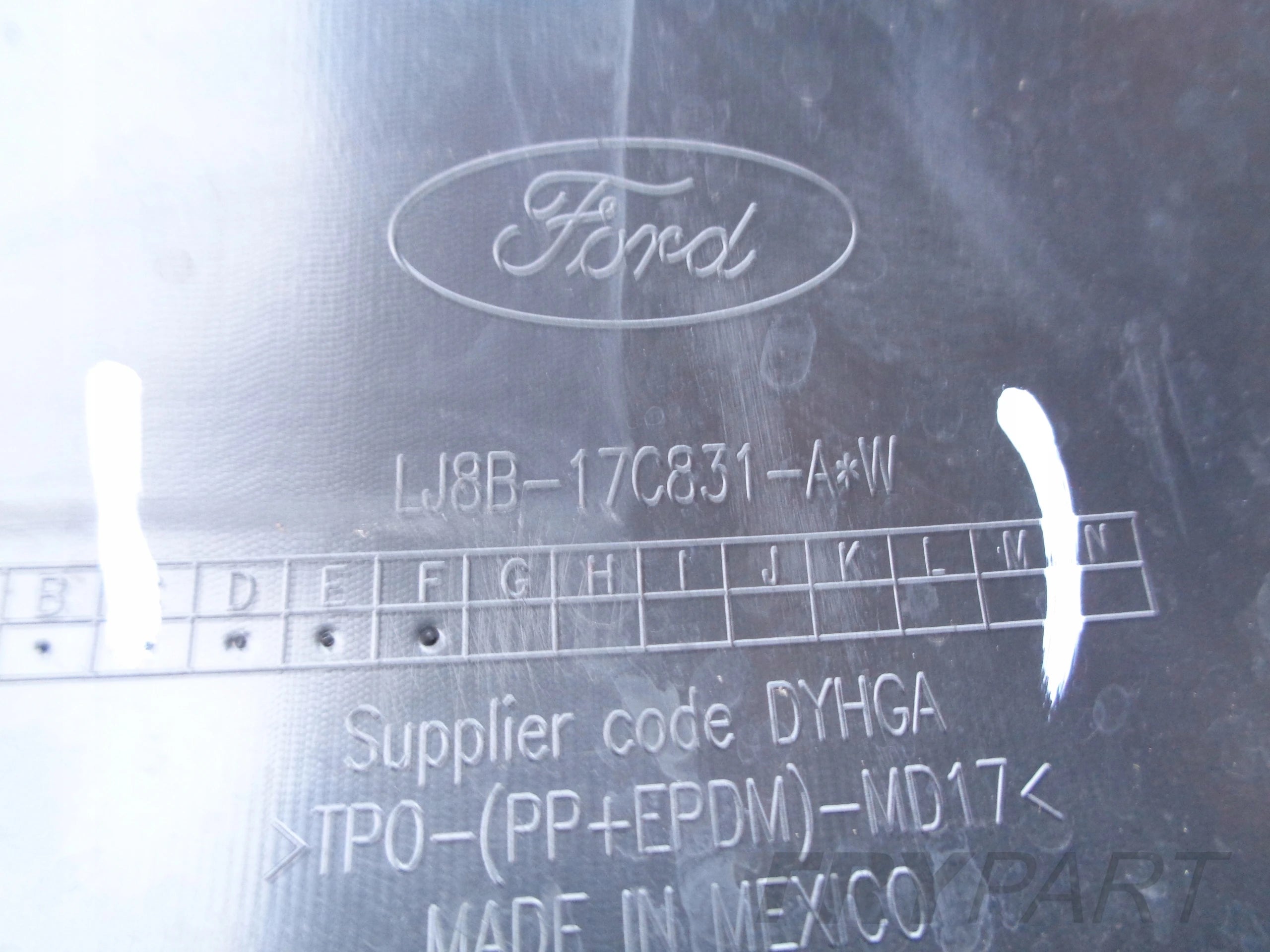 FRONT BUMPER FORD MUSTANG MACH E 21- NR 49625