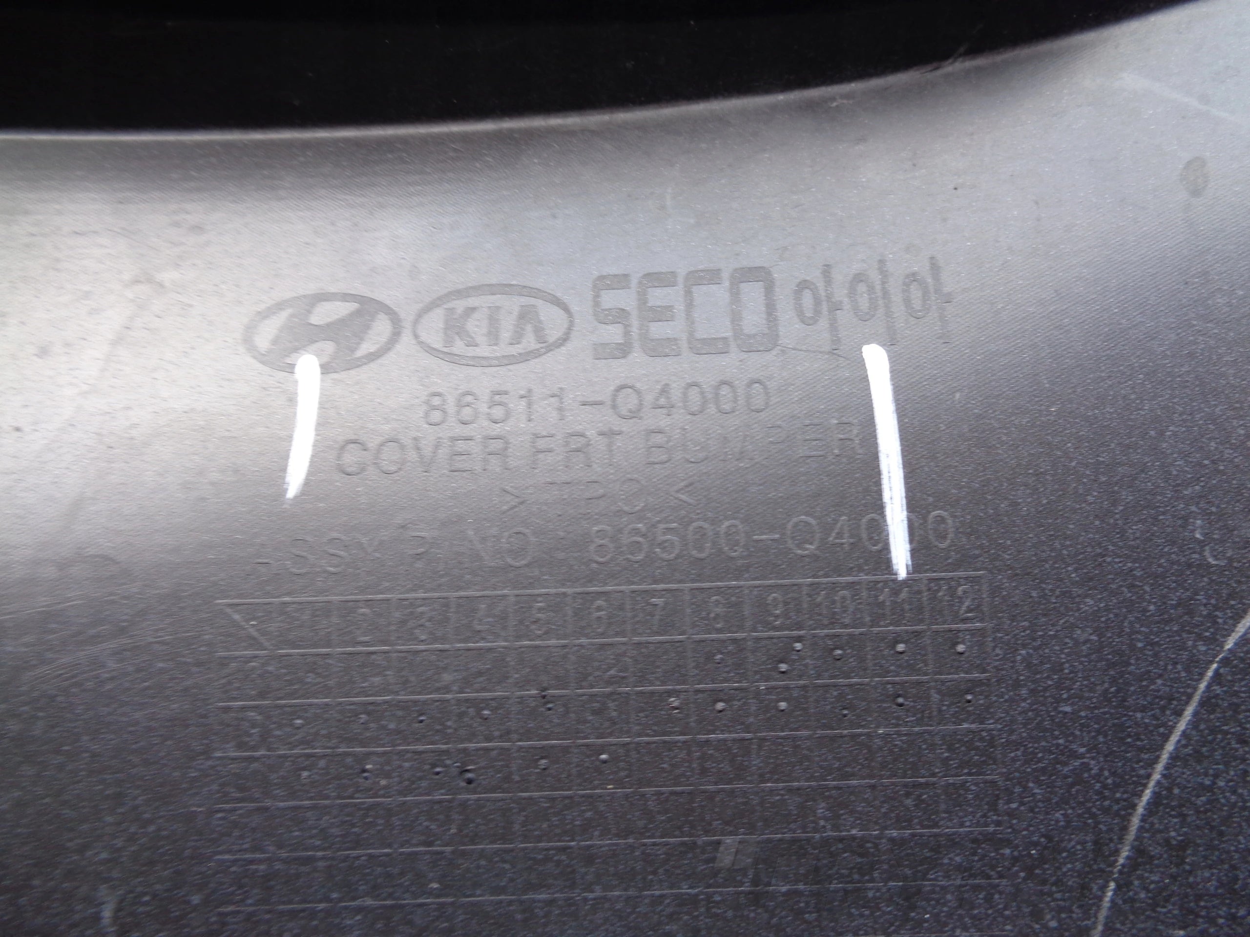 FRONT BUMPER KIA NIRO 19- FACELIFT NO. 51606