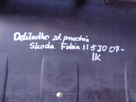 FRONT BUMPER LIP SKODA FABIA II 2 5J 5J0 07-