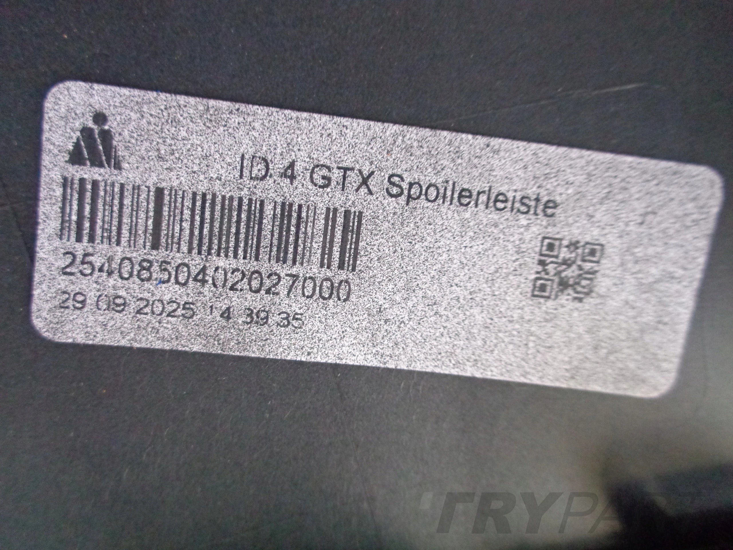 Front Bumper Lip Spoiler VW ID.4 11A 21-