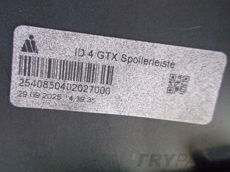 Front Bumper Lip Spoiler VW ID.4 11A 21-