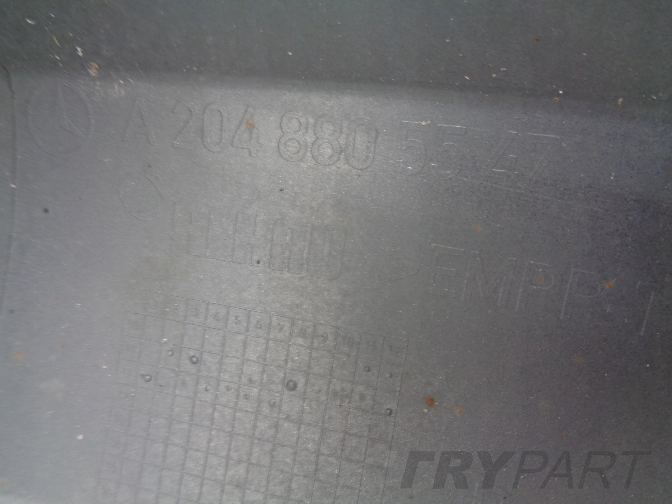 FRONT BUMPER MERCEDES C-CLASS W204 10- FACELIFT