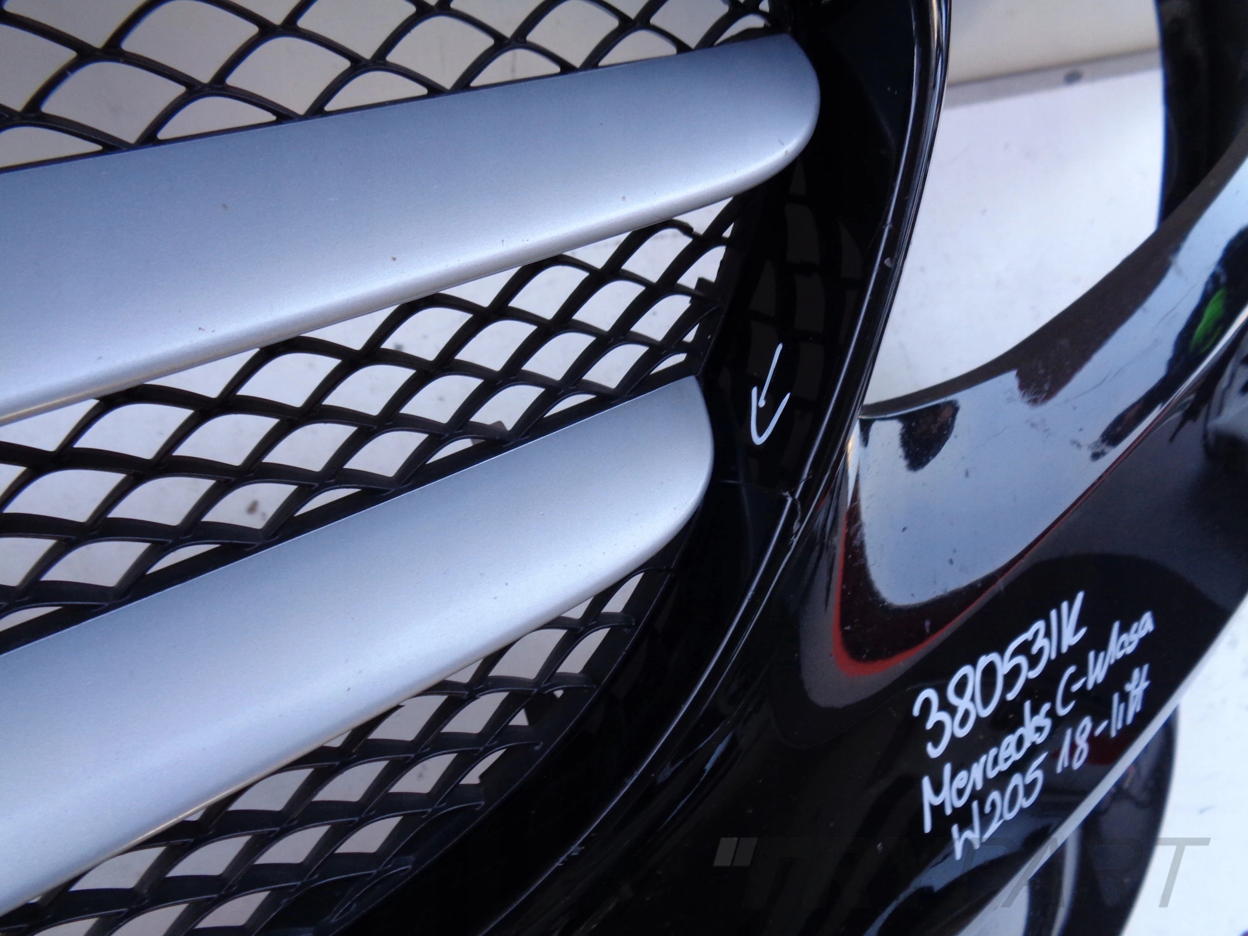 FRONT BUMPER MERCEDES C-CLASS W205 18- FACELIFT NO. 38053