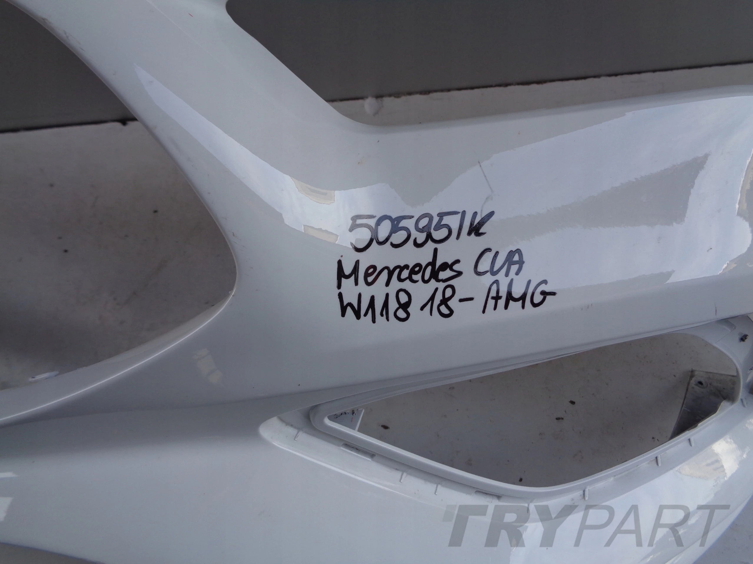 FRONT BUMPER MERCEDES CLA W118 18- AMG NO. 50595