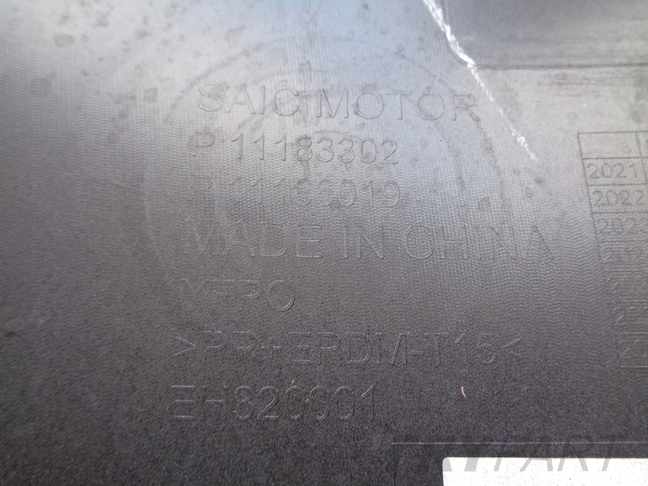 FRONT BUMPER MG 4 MG4 22- NO. 48622