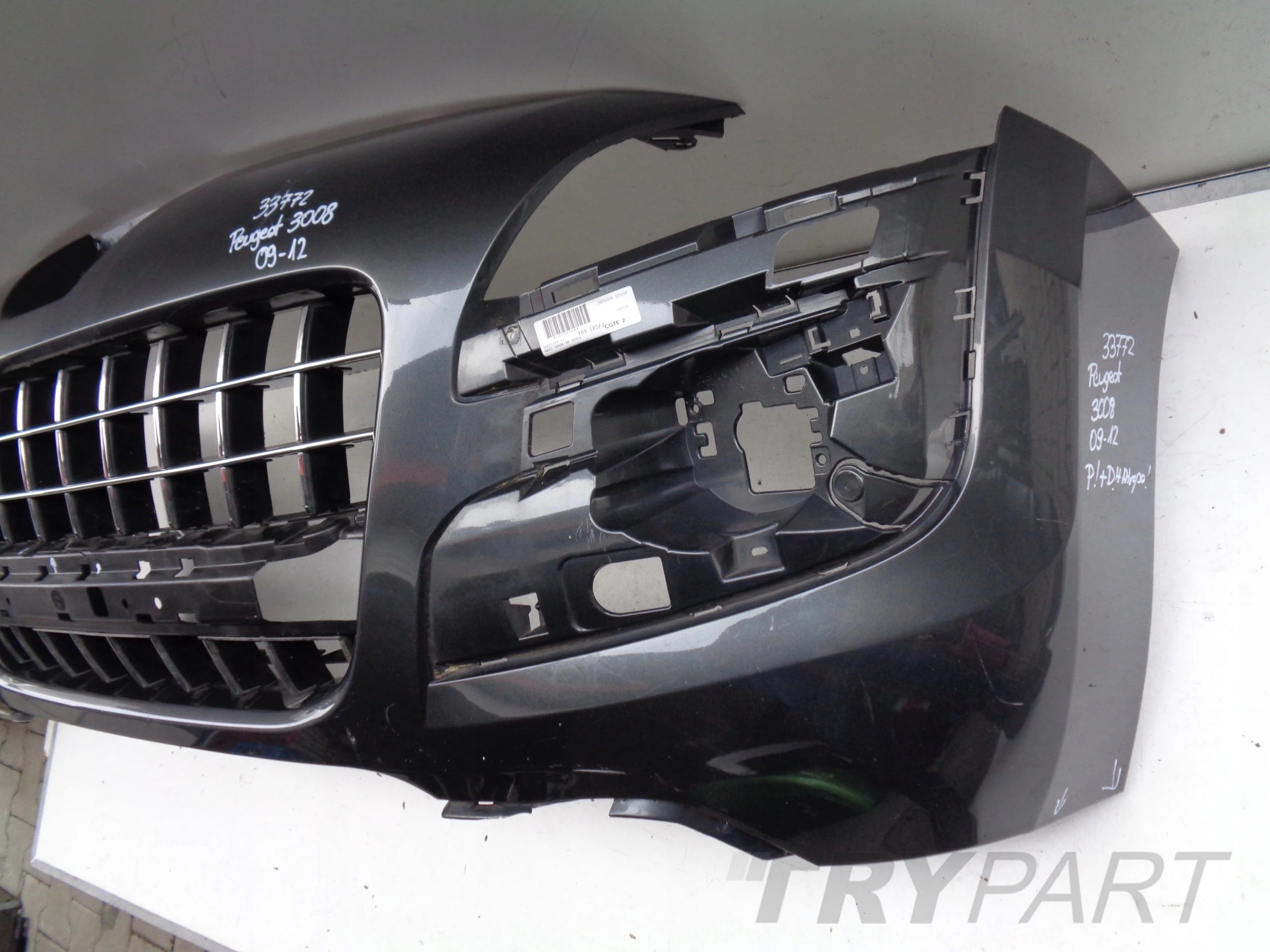 FRONT BUMPER PEUGEOT 3008 09-12 NO. 33772