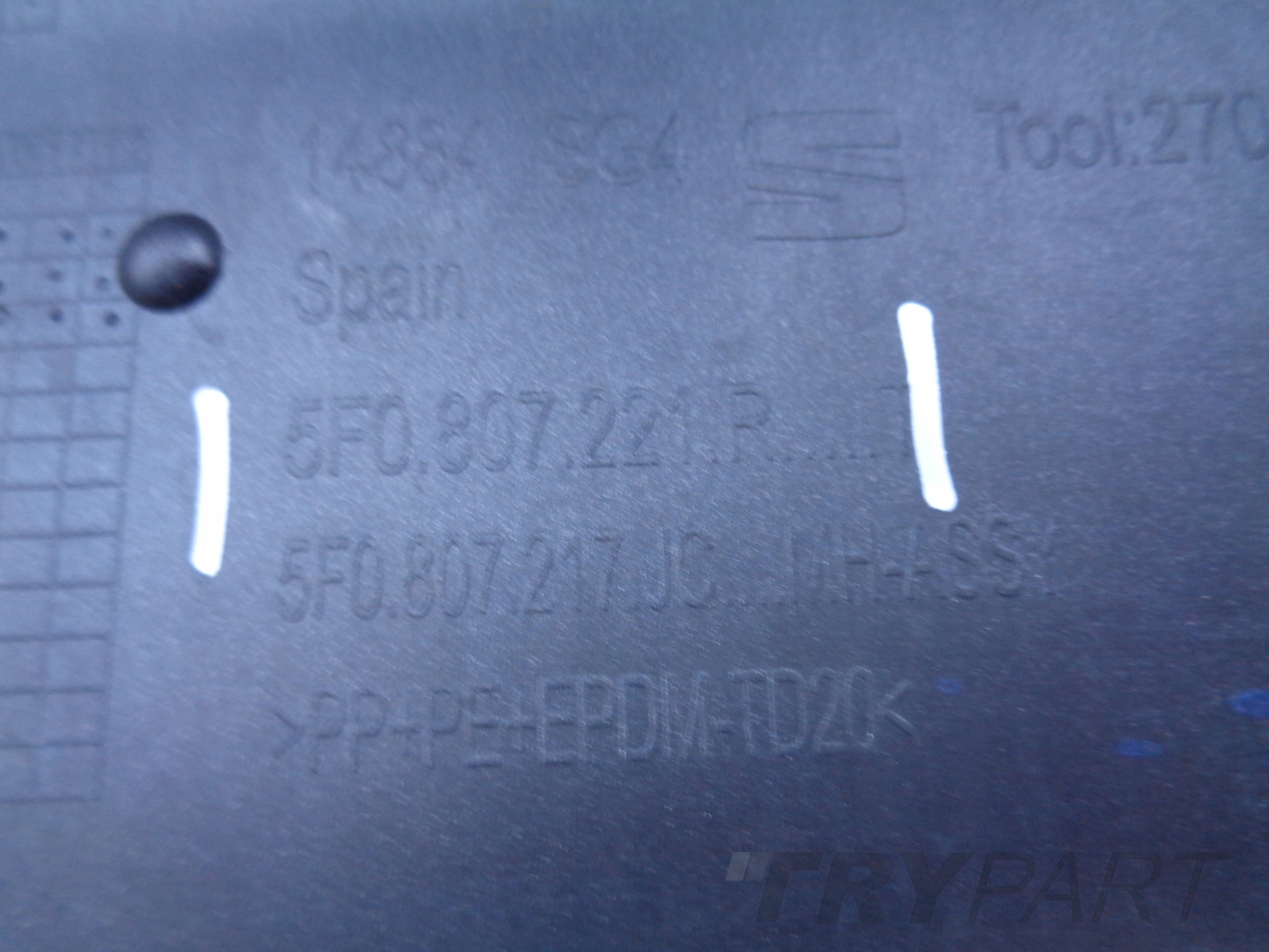 FRONT BUMPER SEAT LEON III 3 5F 5F0 17- FACELIFT NO. 45607