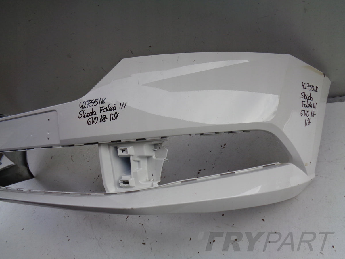 FRONT BUMPER SKODA FABIA III 3 6V 6V0 18- FACELIFT NO. 42755