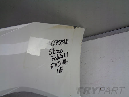 FRONT BUMPER SKODA FABIA III 3 6V 6V0 18- FACELIFT NO. 42755