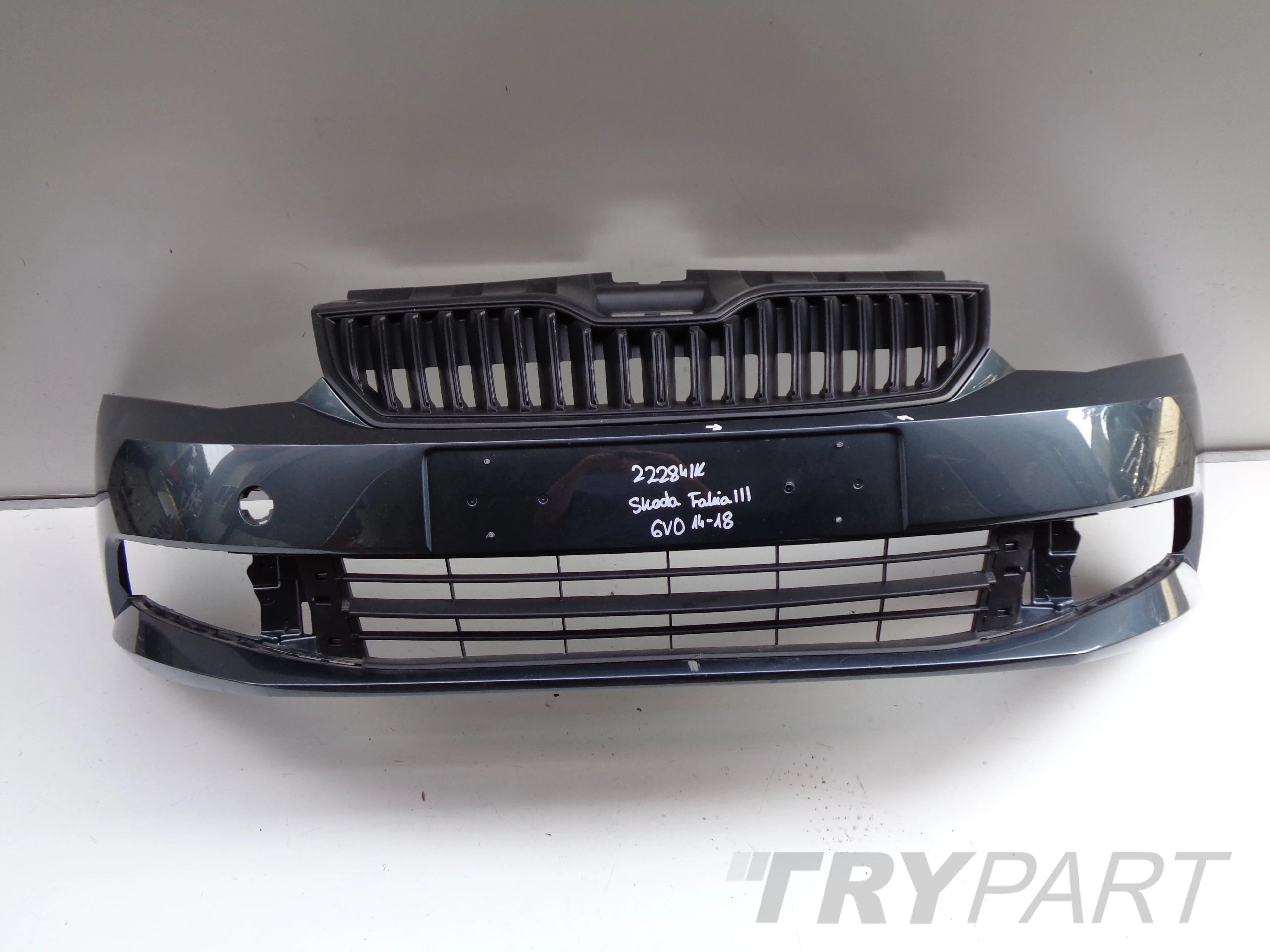 FRONT BUMPER SKODA FABIA III 6V 6V0 14-17 22284