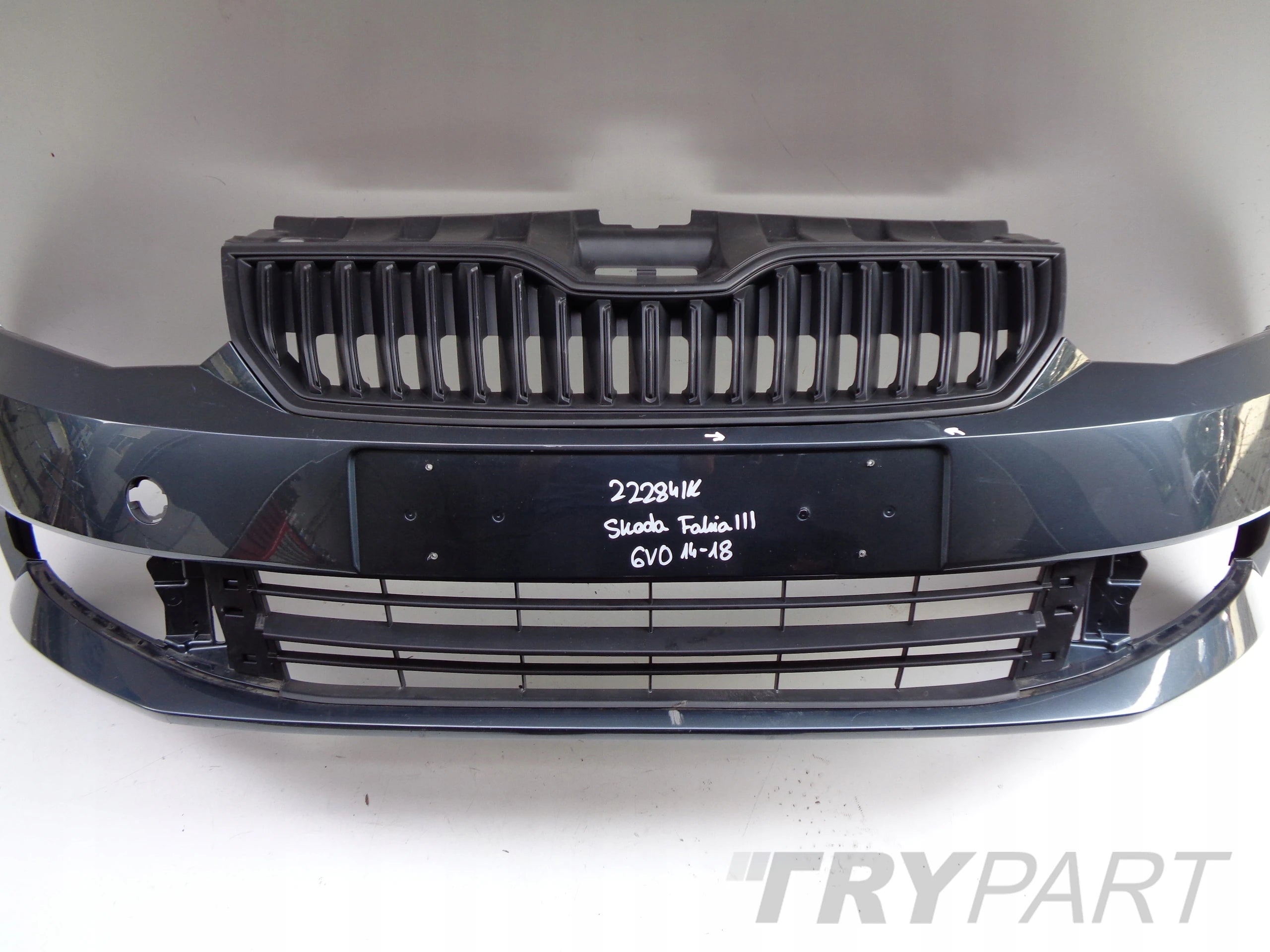 FRONT BUMPER SKODA FABIA III 6V 6V0 14-17 22284