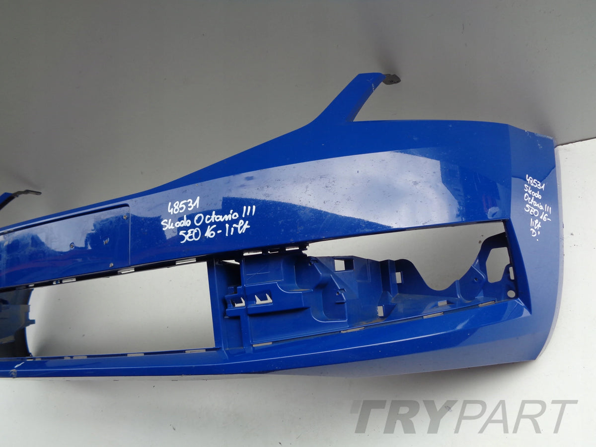 FRONT BUMPER SKODA OCTAVIA III 3 5E 5E0 16- FACELIFT NO. 48531 WITHOUT HOLES