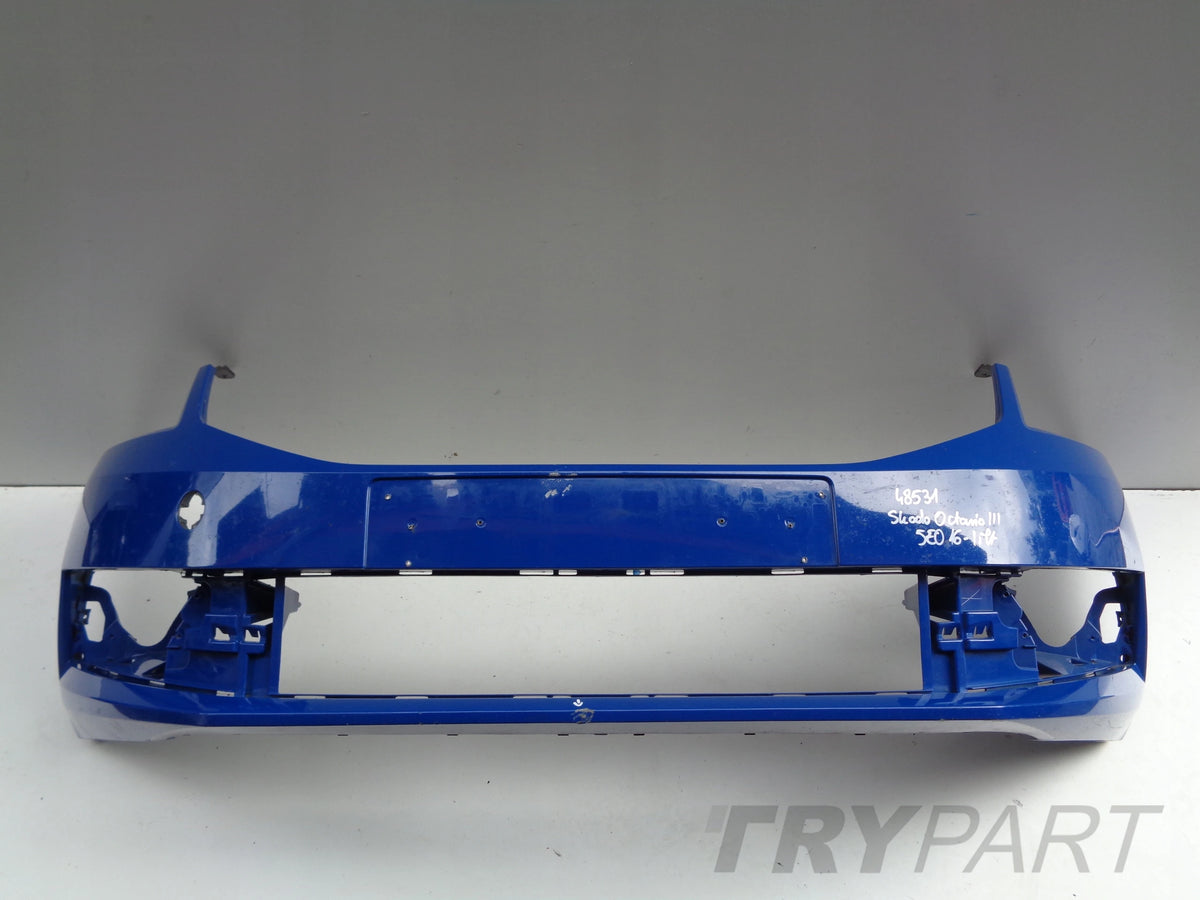 FRONT BUMPER SKODA OCTAVIA III 3 5E 5E0 16- FACELIFT NO. 48531 WITHOUT HOLES