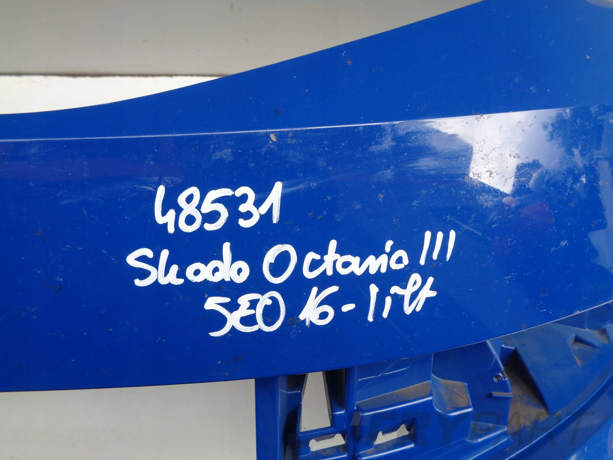 FRONT BUMPER SKODA OCTAVIA III 3 5E 5E0 16- FACELIFT NO. 48531 WITHOUT HOLES