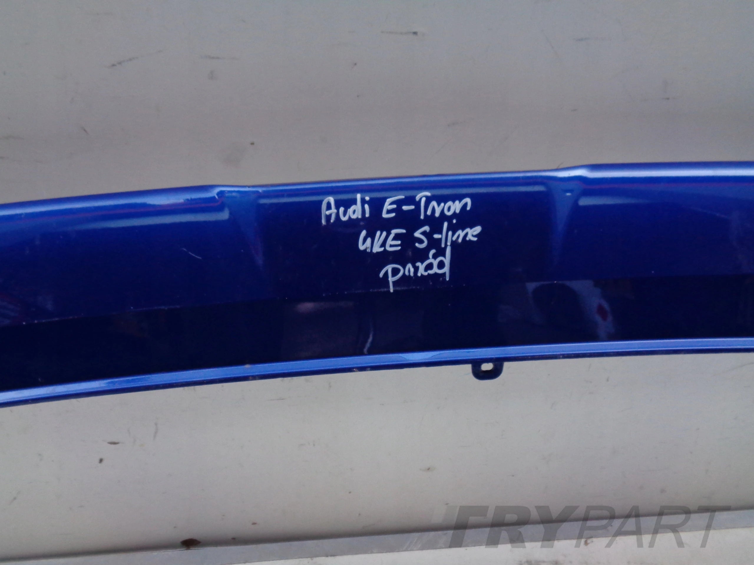 FRONT BUMPER SPLITTER SPOILER AUDI E-TRON 4KE S-LINE