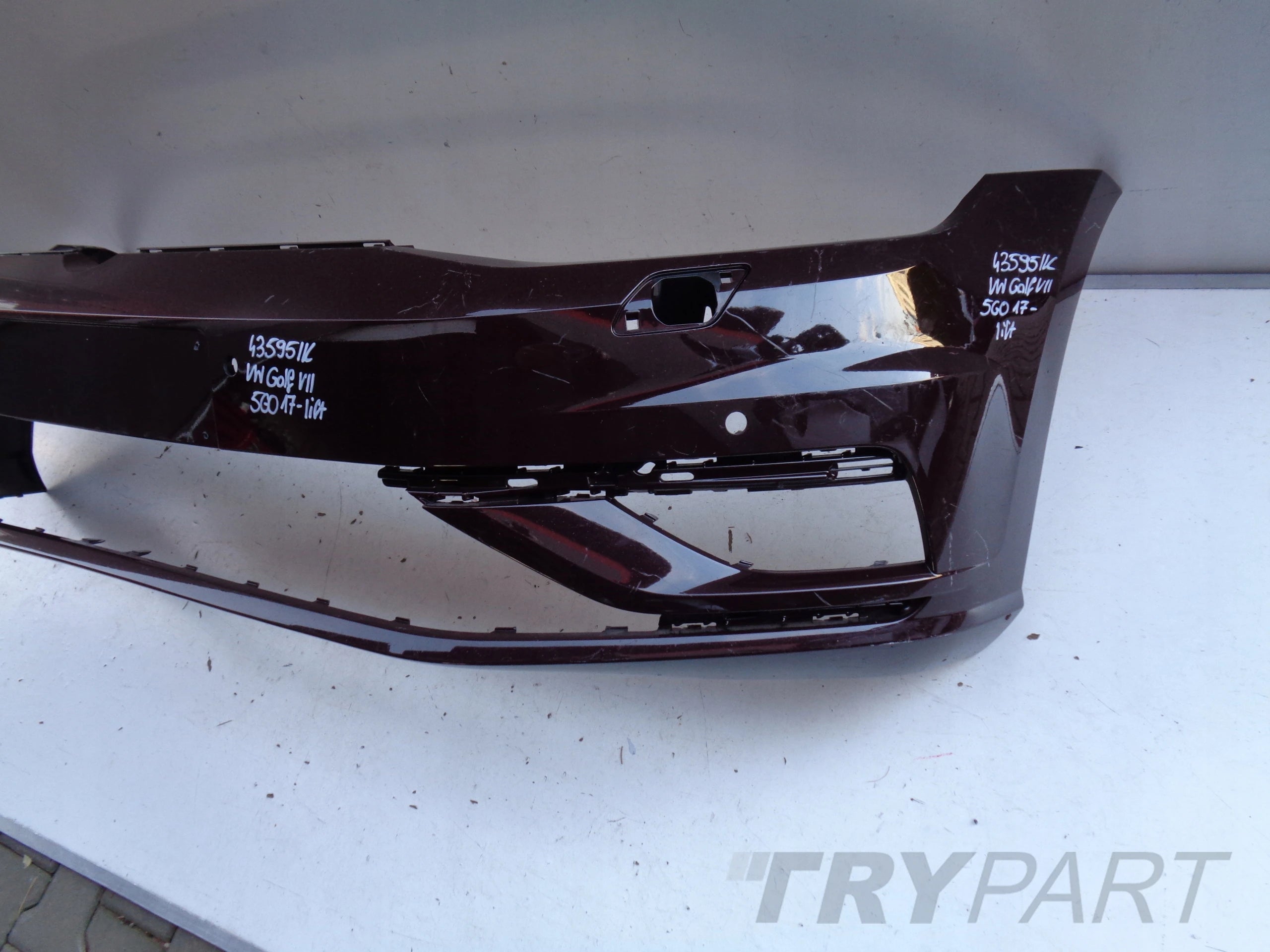 FRONT BUMPER VW GOLF VII 7 5G 5G0 17- FACELIFT NO. 43595