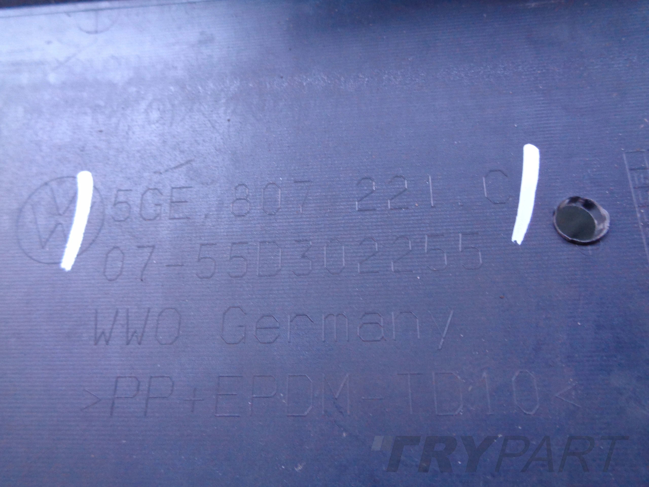 FRONT BUMPER VW GOLF VII 7 GTE 5GE FACELIFT 17- FACELIFT NO. 49813