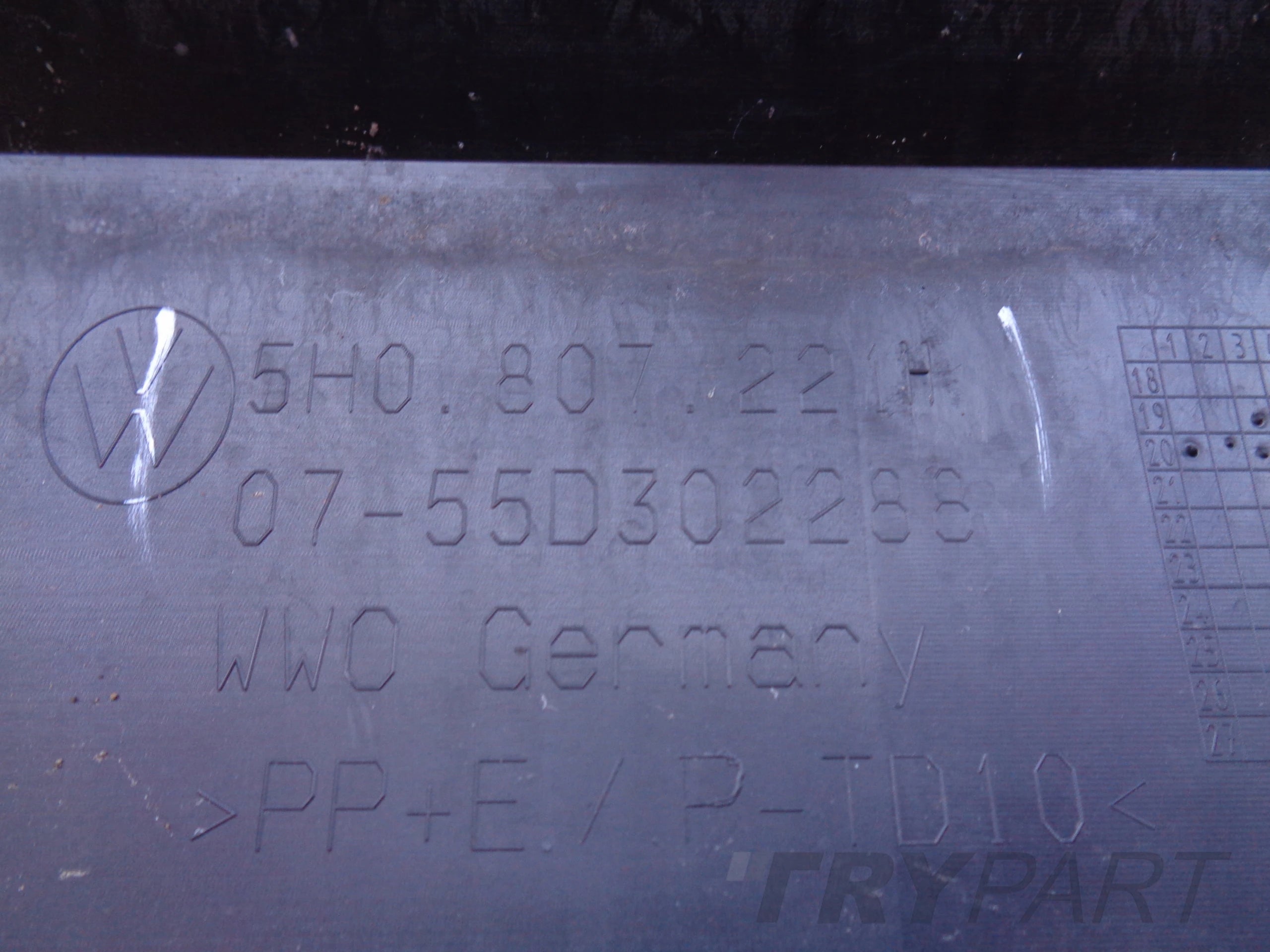 FRONT BUMPER VW GOLF VIII 8 5H 5H0 20- NO. 40234