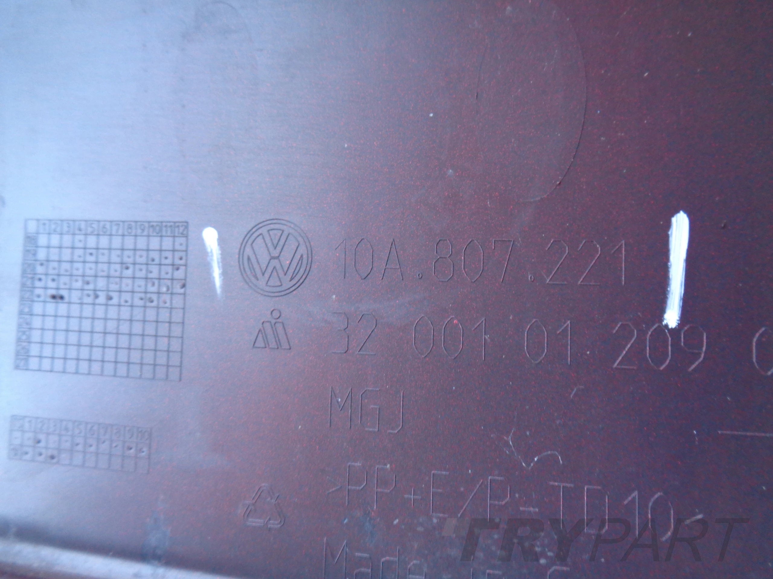FRONT BUMPER VW ID3 10A 21- + LED NO 37096