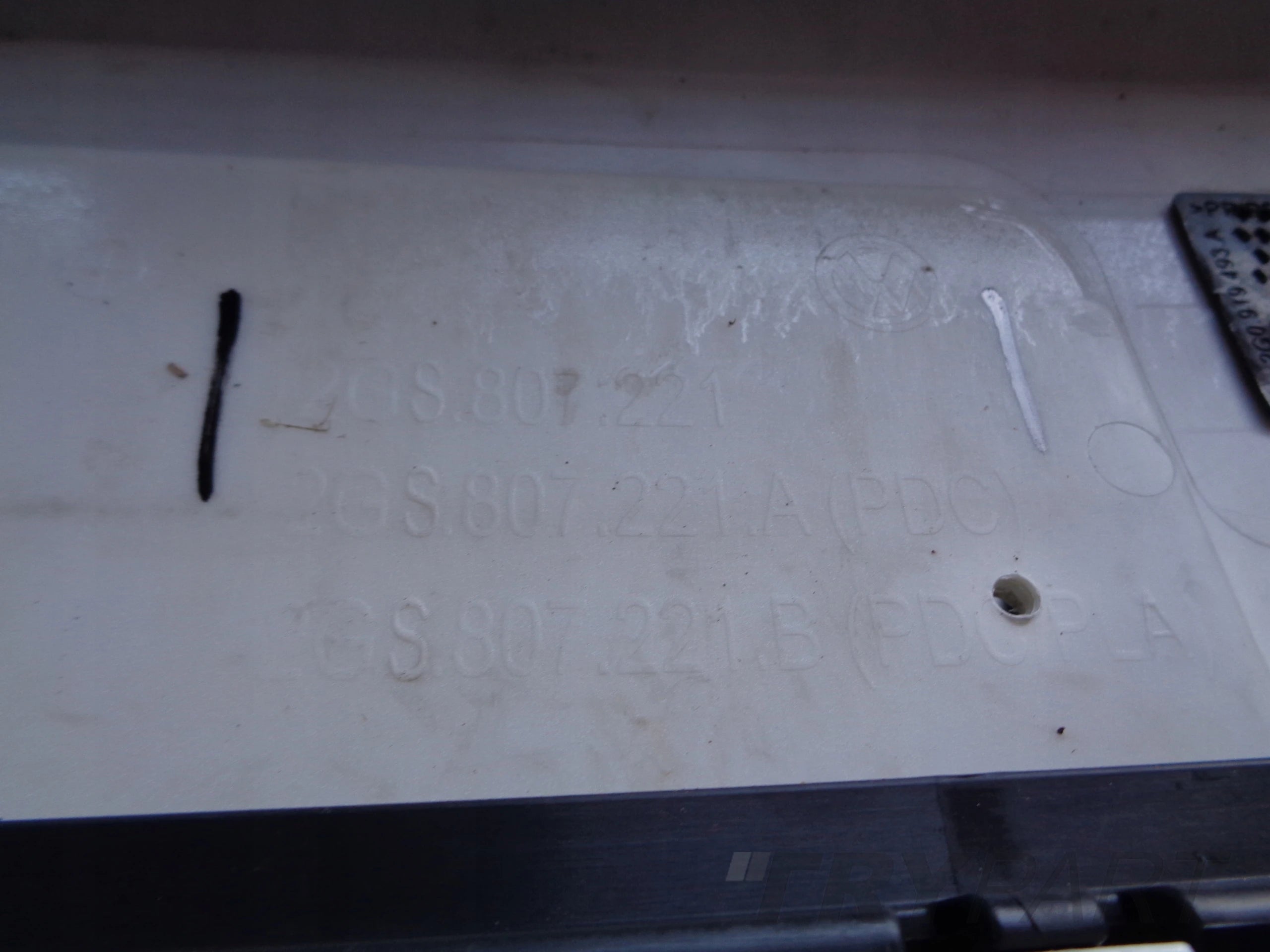 FRONT BUMPER VW POLO 2G 2G0 17- NR 50878