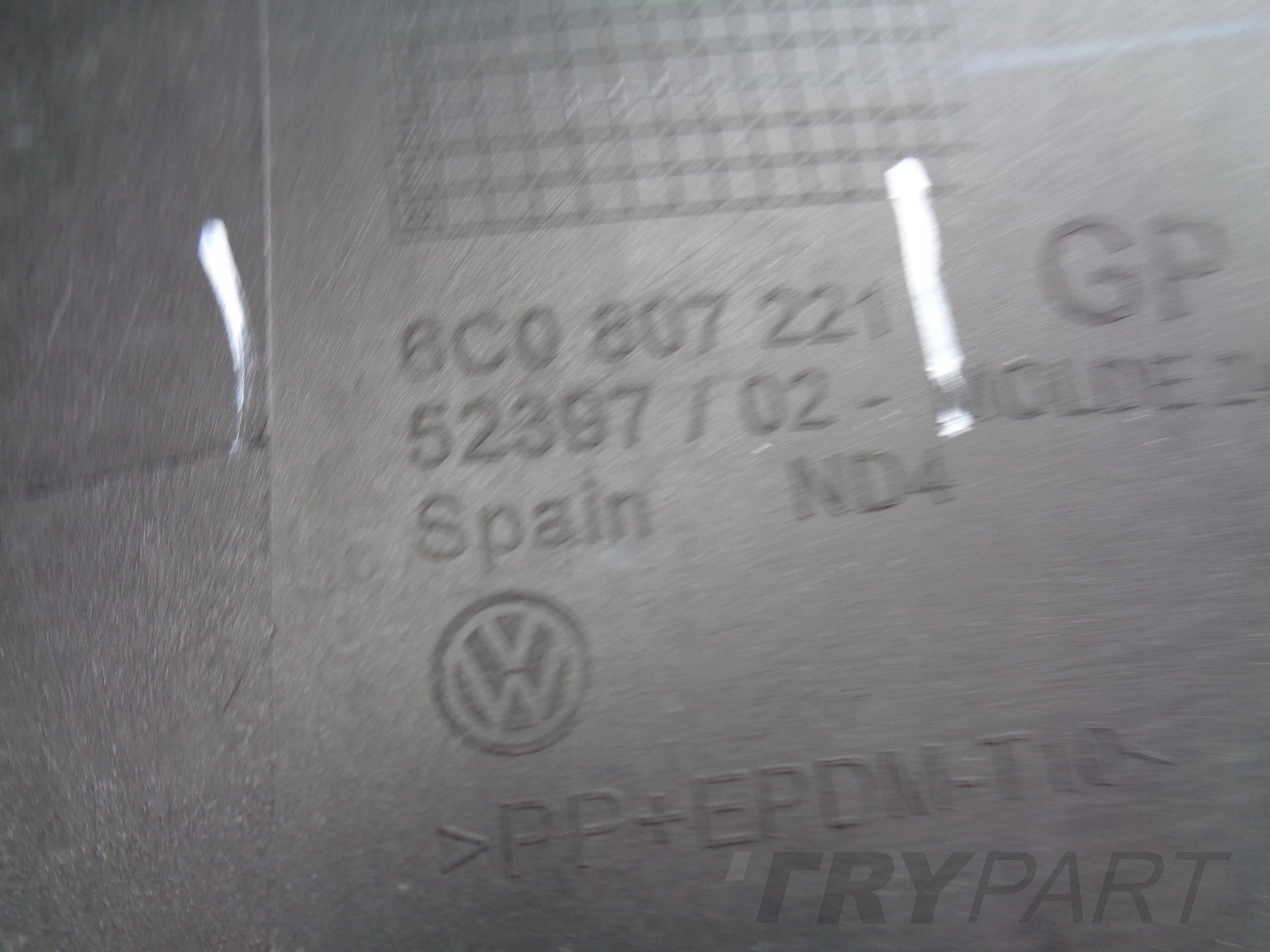 FRONT BUMPER VW POLO 6C 6C0 14-17 LIFT NO. 37939