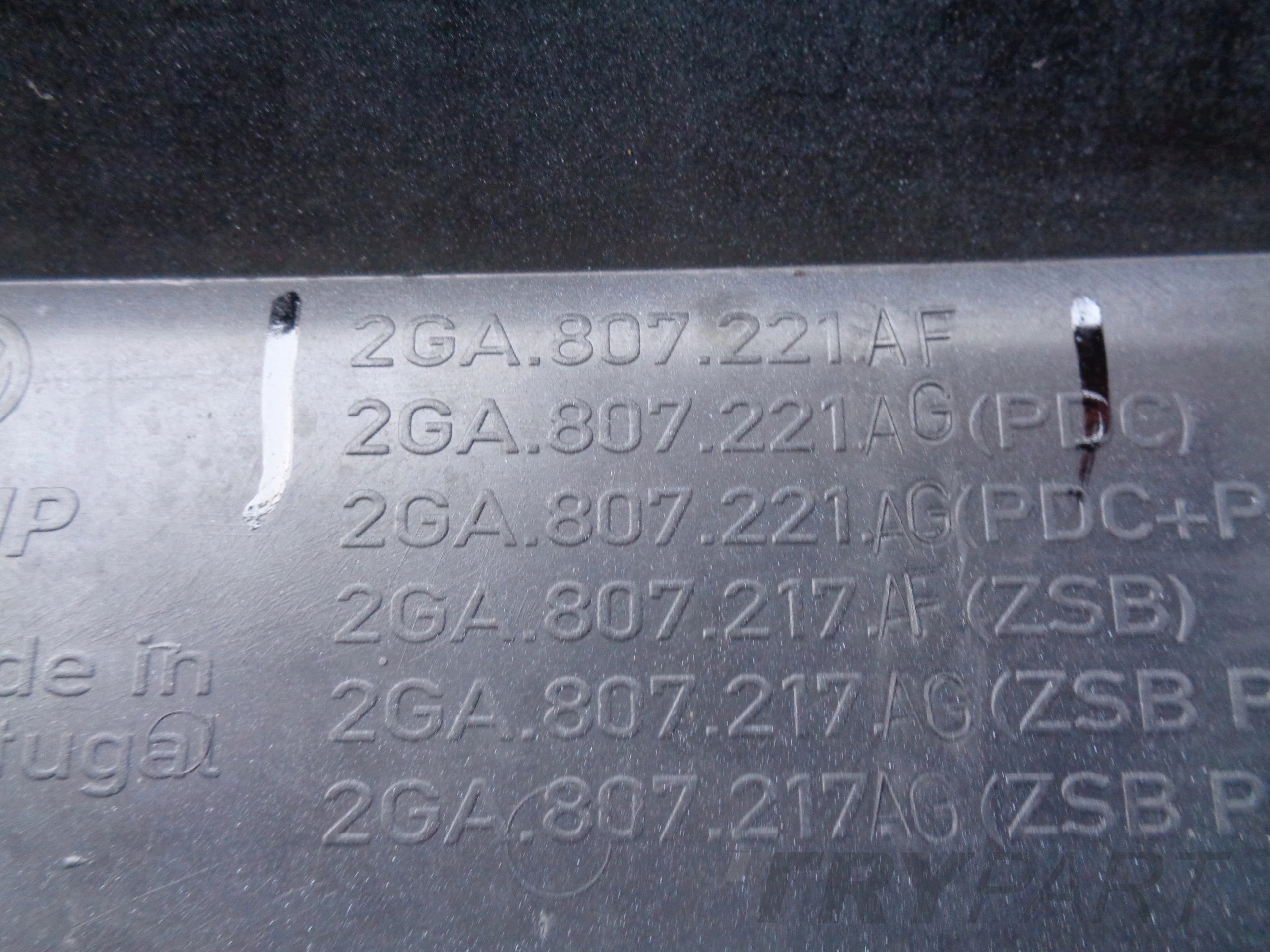 FRONT BUMPER VW T-ROC 2GA 17- NO 44147