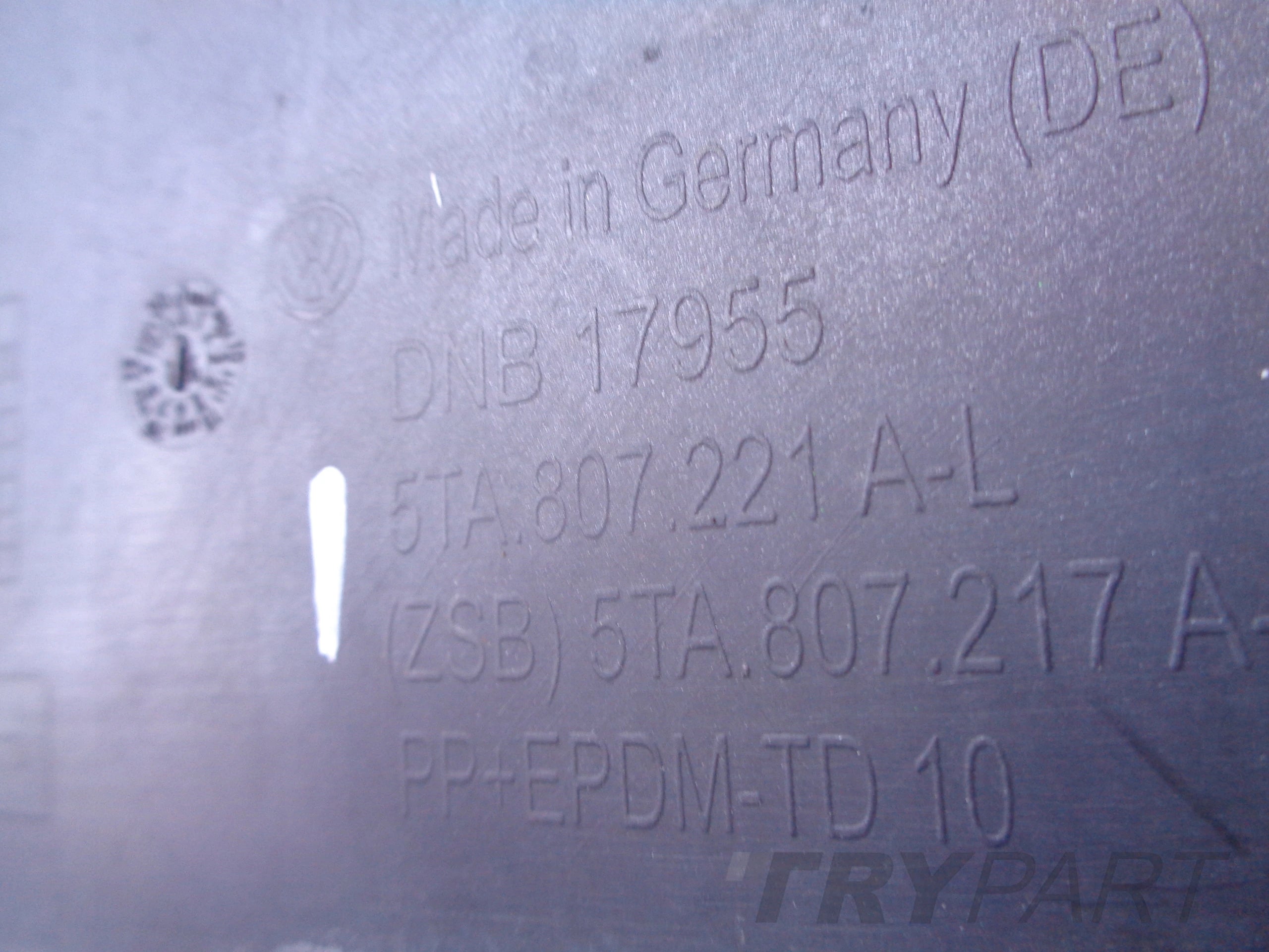FRONT BUMPER VW TOURAN 5T 5TA 16- NR 28280